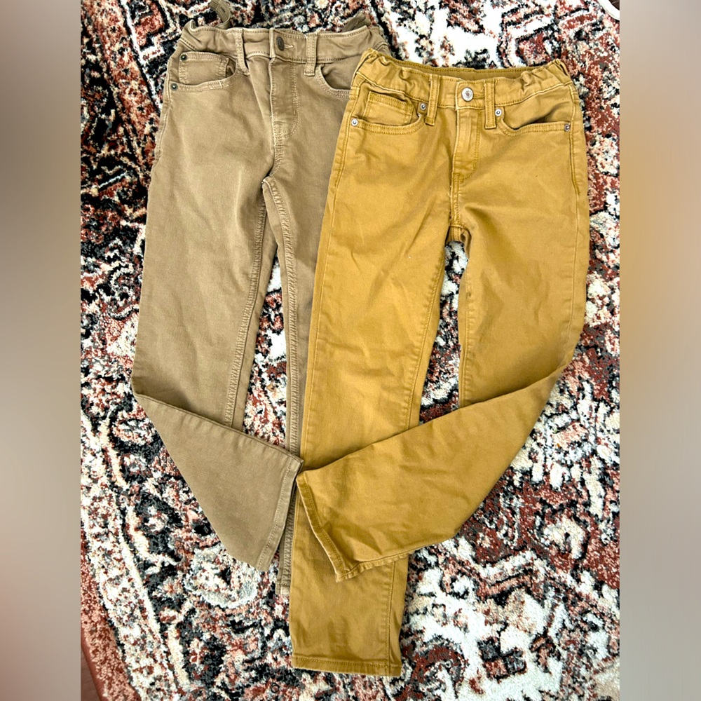 Boys khaki colored jeans